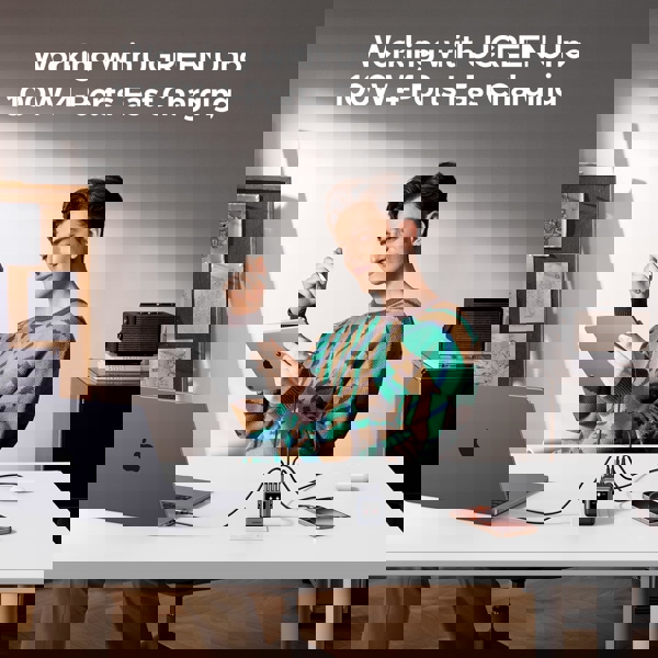 მობილურის დამტენი UGREEN X688 (45515B) Nexode Uno RobotGaN, 100W, USB, Type-C, Grey