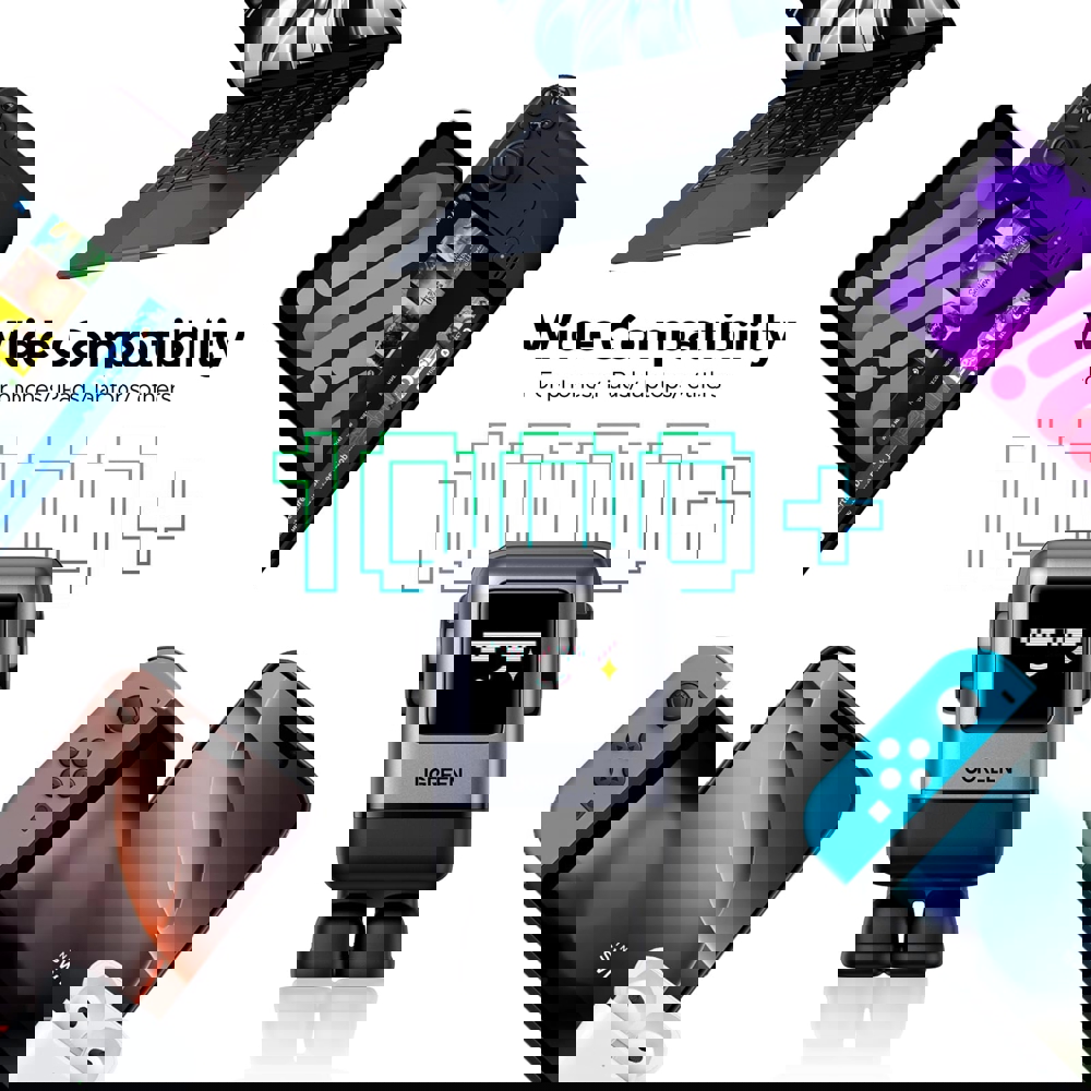 Charger UGREEN X688 (45515B) Nexode Uno RobotGaN, 100W, USB, Type-C, Grey