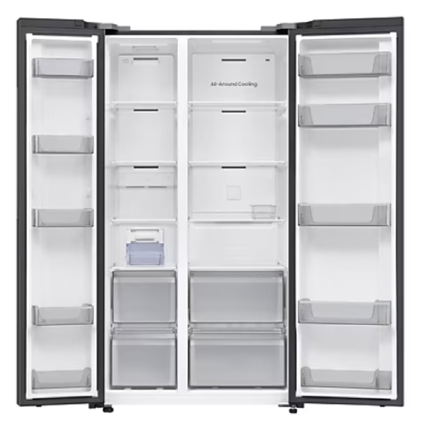 მაცივარი Samsung RS70F65Q1FWR, 647L, A+, Refrigerator, Black