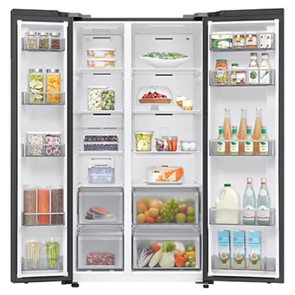 მაცივარი Samsung RS70F65Q1FWR, 647L, A+, Refrigerator, Black