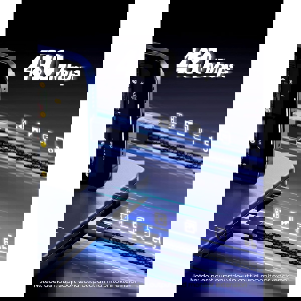 USB კაბელი UGREEN L512 (45064), 100W, Type-C to Type-C PD Fast Charging Cable, 2m, Space Gray