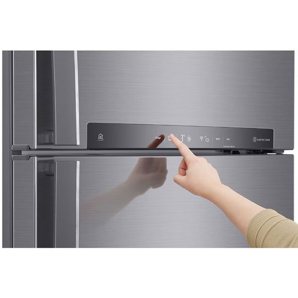 Refrigerator LG GR-H842HLHM.APZQMER, 592L, No Frost, Silver