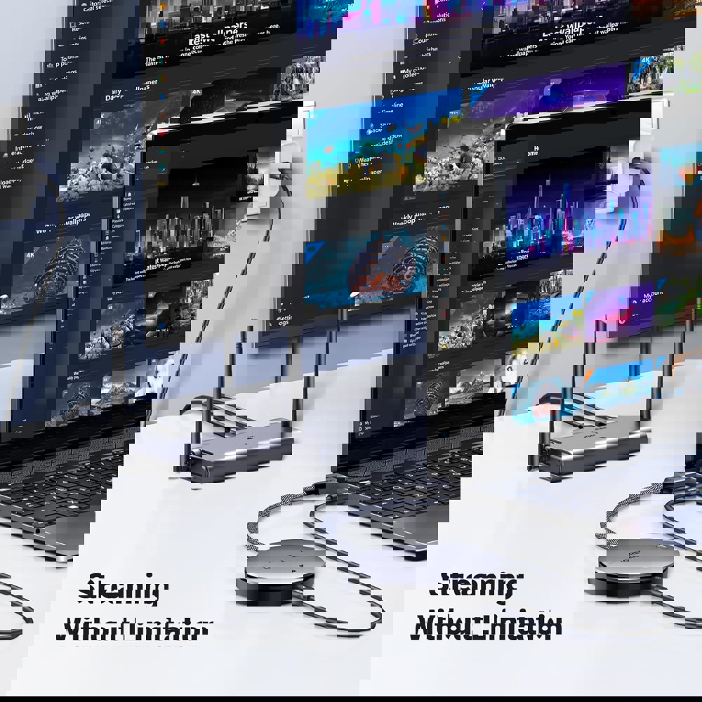 4K@30Hz Wireless HDMI Transmitter And Receiver UGREEN CM586 (90909A), Grey