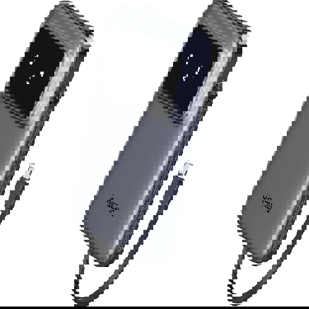 Power Bank With Built In Cable UGREEN PB511 (35603B) Uno, 10000mAh 30W, USB, Type-C, Grey