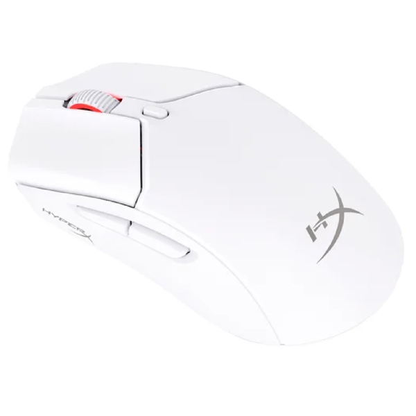 მაუსი HyperX 6N0A9AA Pulsefire Haste 2, Wireless, Bluetooth, USB-C, Gaming Mouse, White