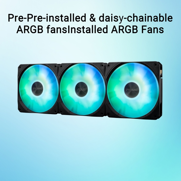 თხევადი გაგრილების სისტემა Asus 90RC00Z1-B0EAY0 PRIME LC 360, 120mm, 2500RPM, Liquid Cooling, Black