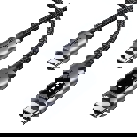 USB Cable UGREEN Uno L509 (45612), 100W, Type-C to Type-C, 0.5M, Black/Grey	