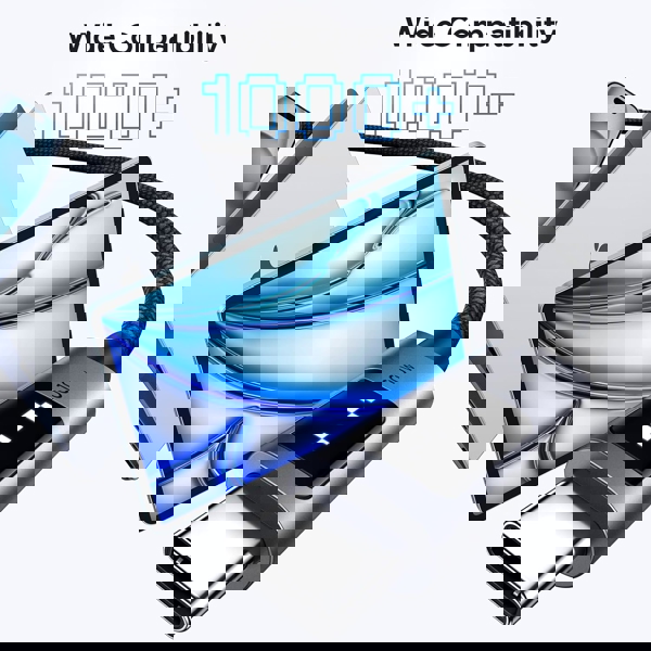 USB კაბელი UGREEN Uno L509 (45612), 100W, Type-C to Type-C Cable, 0.5M, Black/Grey