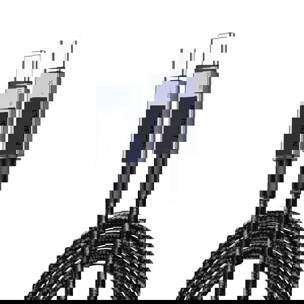 Type-C to Type-C PD Fast Charging Cable UGREEN L512 (45065), 100W, 3m, Space Gray	