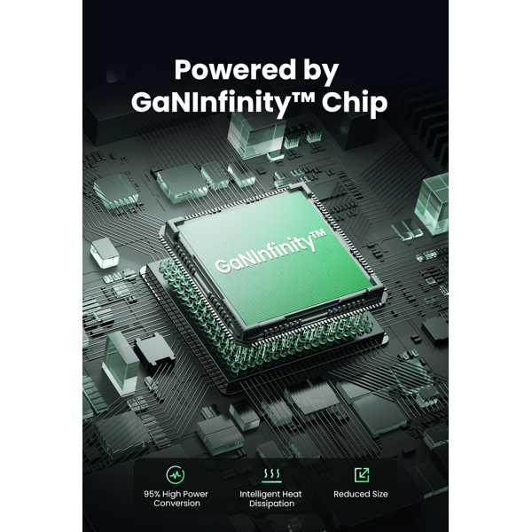 GaNInfinity Fast Charger UGREEN X503 (35041) Nexode Air, 30W, Type-C, Grey