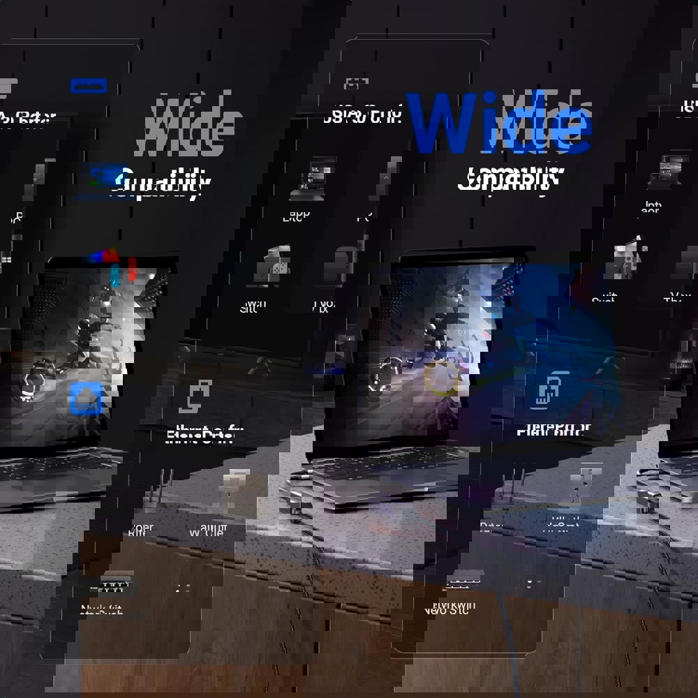 USB 3.0 to RJ45 Ethernet Adapter UGREEN CM209 (50922), Space Gray