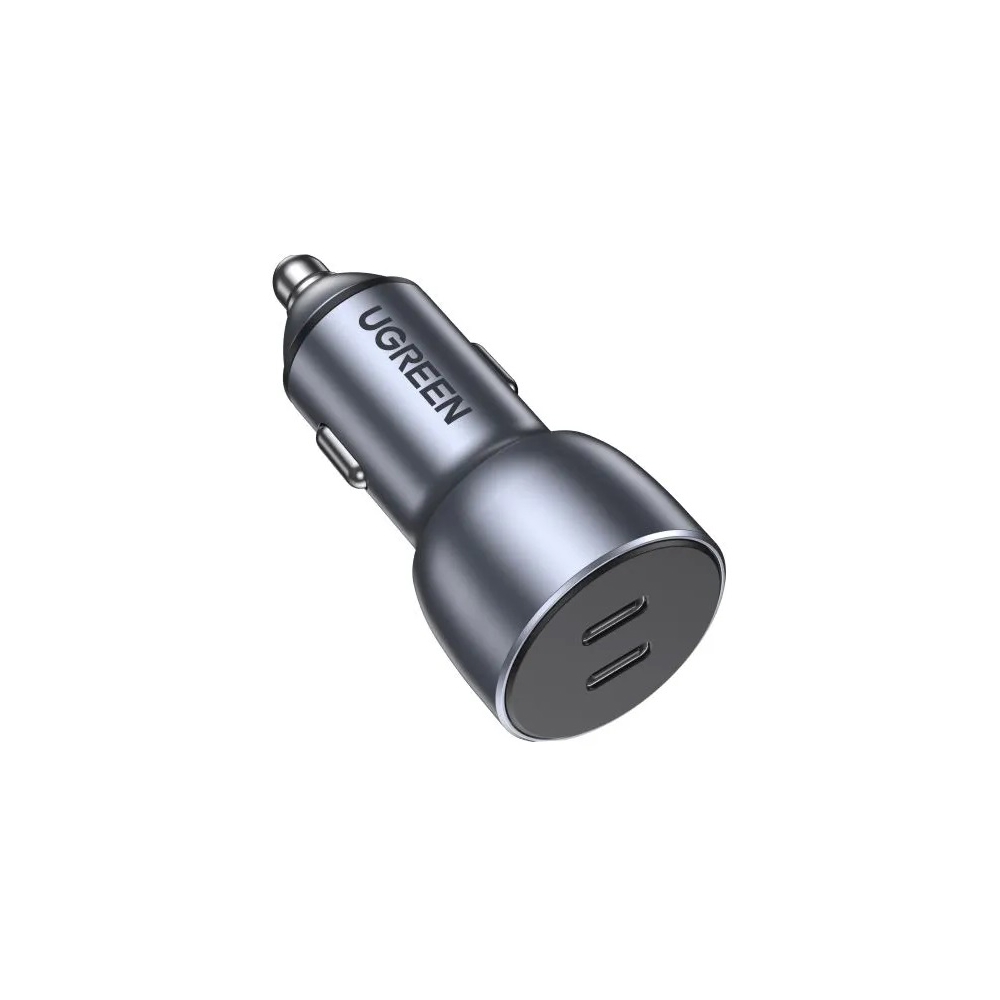მანქანის დამტენი UGREEN CD213 (70594), 60W, Type-C, Fast Car Charger, Silver
