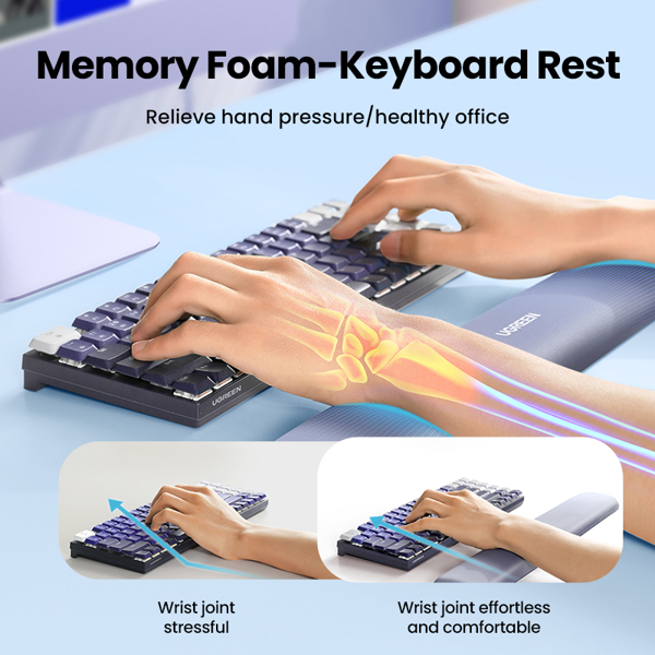 Ergonomic Keyboard Wrist Rest UGREEN LP669 (25248), Black