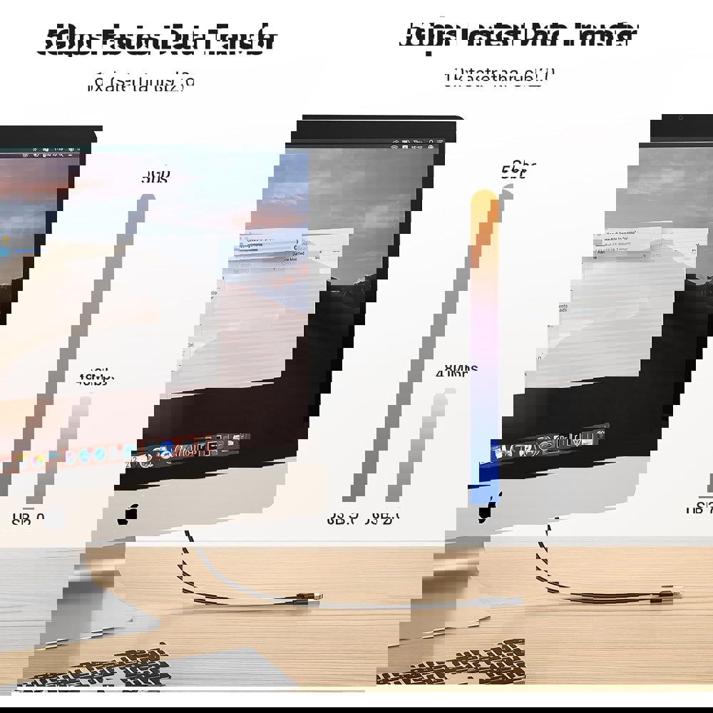 USB დამაგრძელებელი UGREEN US129 (90722), USB 3.0 Male to USB Female, Extension Male Cable, 5m, Black