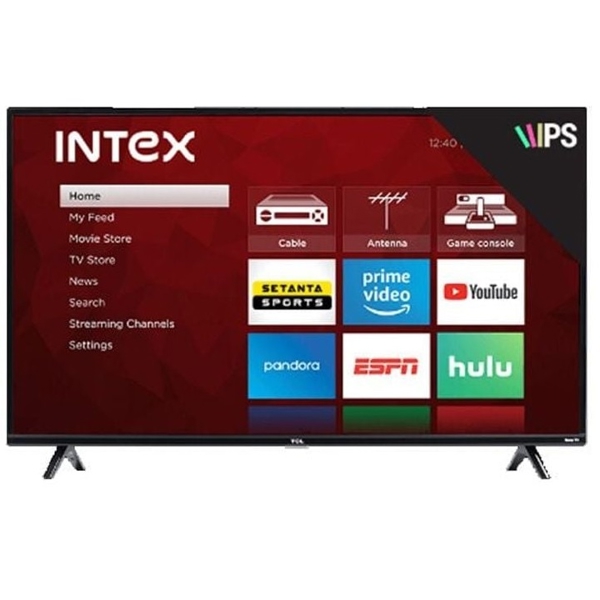 ტელევიზორი Intex 04343 A5800SF/(2024), 50", Smart TV, Android TV, 4K UHD, USB, HDMI, RJ45, BT, WIFI, Black