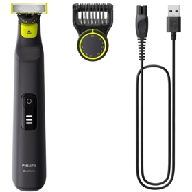 წვერსაპარსი Philips QP6532/10 One Blade, Electric Shaver, Black/Green