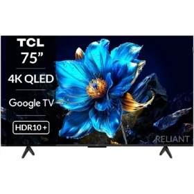 ტელევიზორი TCL 75P7K QLED, 75", 4K UHD, HDMI, USB, LAN, WIFI, Bluetooth, Black