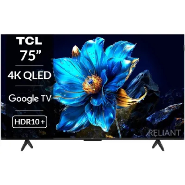 ტელევიზორი TCL 75P7K QLED, 75", 4K UHD, HDMI, USB, LAN, WIFI, Bluetooth, Black