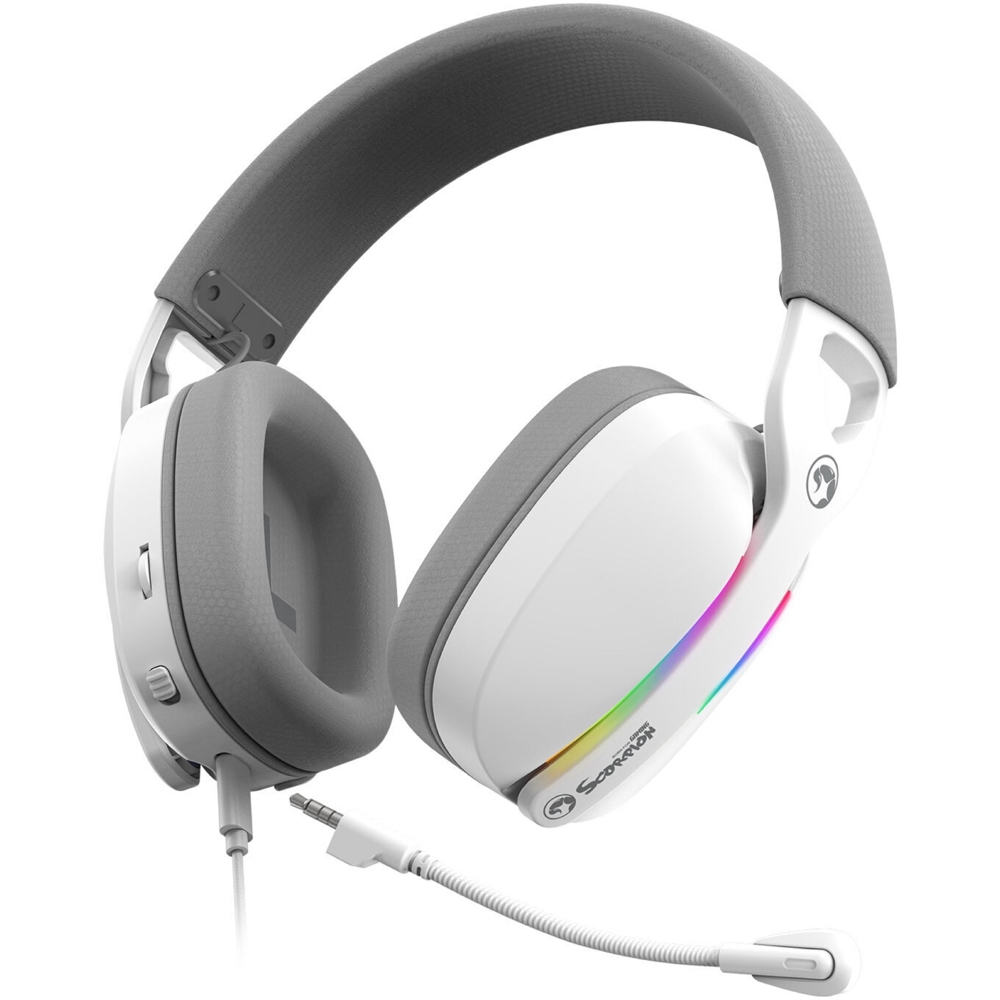 ყურსასმენი Marvo HG9086 WH PULZ 70S, Gaming Headset, Wired, USB, White