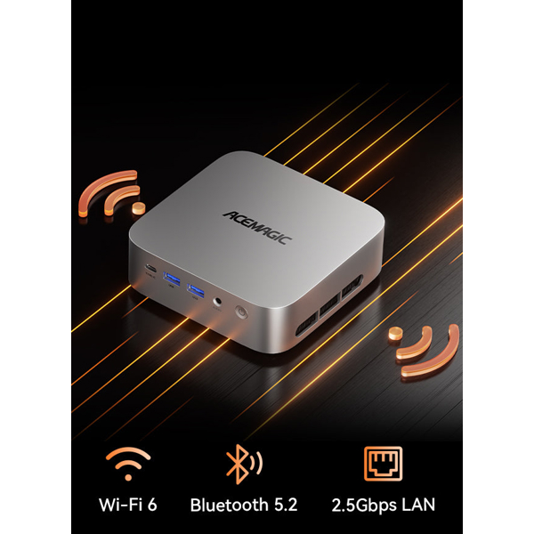 Mini PC ACEMagic A3A, i3-1215U, 8GB, 256GB SSD, Integrated, Silver