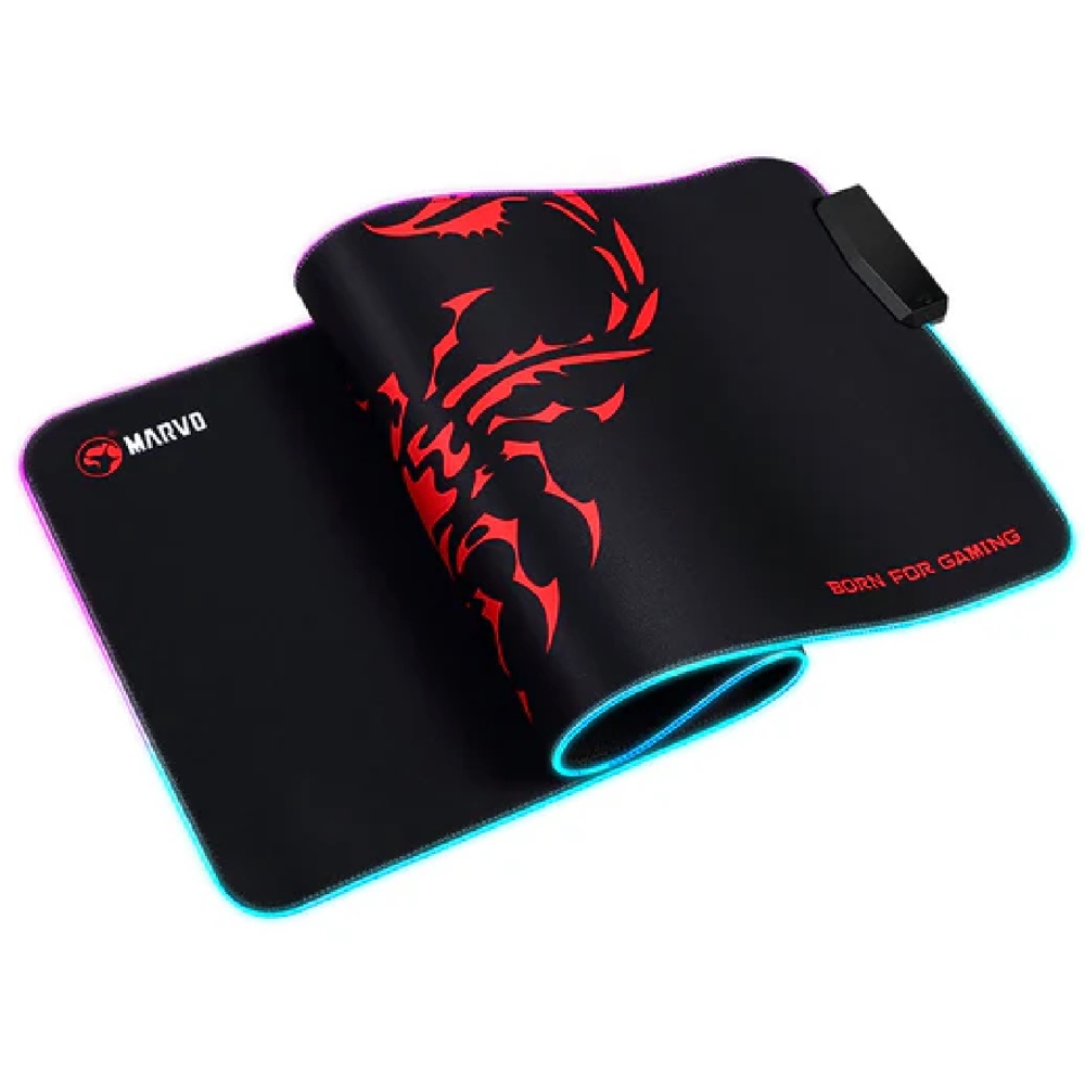 მაუსის პადი Marvo MG011, Gaming Mouse Pad, L, Black