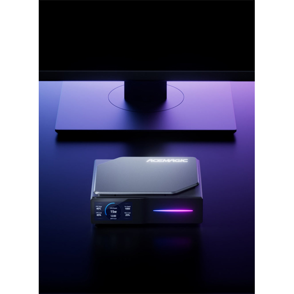 Mini PC ACEMagic S1, Intel N100, 16GB, 512GB SSD, Integrated, Black