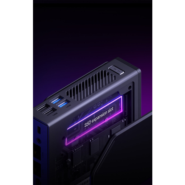 Mini PC ACEMagic S1, Intel N100, 16GB, 512GB SSD, Integrated, Black