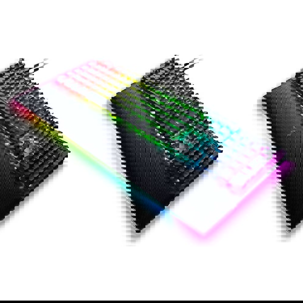 კლავიატურა Razer RZ03-04681800-R3M1 BlackWidow V4 Pro, Yellow Switch, Wired, RGB, USB-A, Gaming Mechanical Keyboard, Black