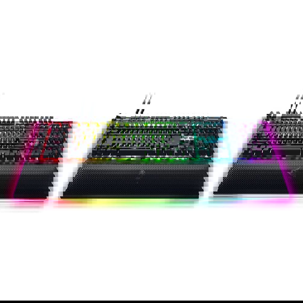 კლავიატურა Razer RZ03-04681800-R3M1 BlackWidow V4 Pro, Yellow Switch, Wired, RGB, USB-A, Gaming Mechanical Keyboard, Black