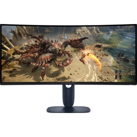მონიტორი DELL 210-BQWL AW3425DWM Alienware, 34", Curved Monitor, WQHD, VA, HDMI, DP, USB, Black