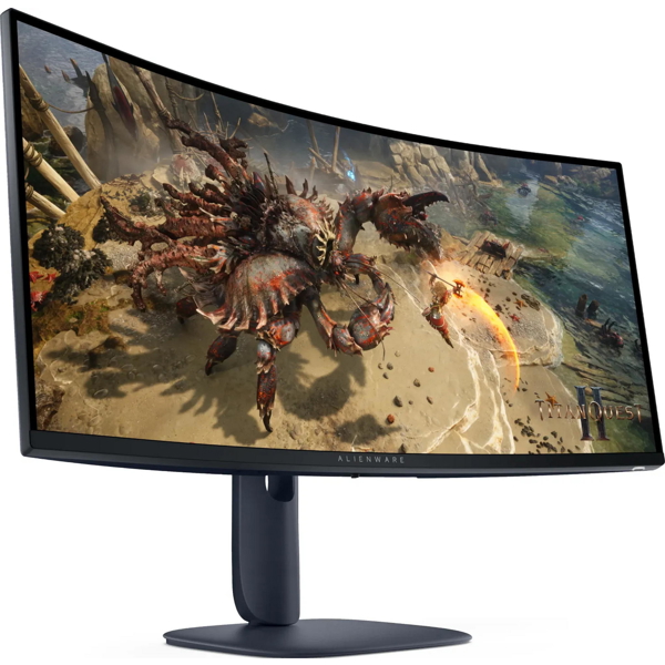 მონიტორი DELL 210-BQWL AW3425DWM Alienware, 34", Curved Monitor, WQHD, VA, HDMI, DP, USB, Black
