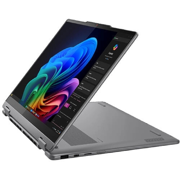 ნოუთბუქი Lenovo 83JQ007YRK Yoga 7, 14", Ultra 7-256V, 16GB, 512GB SSD, Integrated, Grey