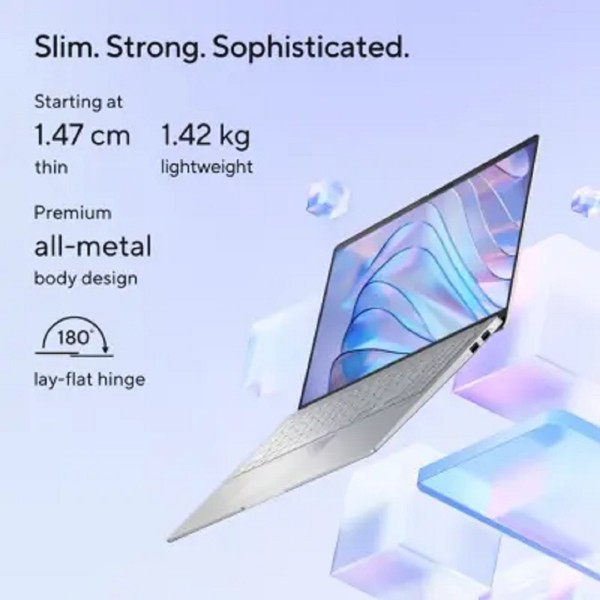 ნოუთბუქი Asus S5507QA-MA007W VivoBook S 15, 15.6", Snapdragon X1P 42 100, 16GB, 1TB SSD, Integrated, W11H, Silver