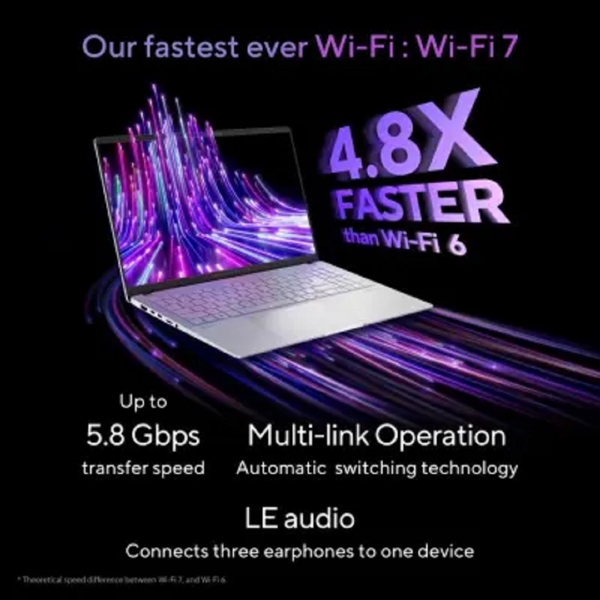 ნოუთბუქი Asus S5507QA-MA007W VivoBook S 15, 15.6", Snapdragon X1P 42 100, 16GB, 1TB SSD, Integrated, W11H, Silver