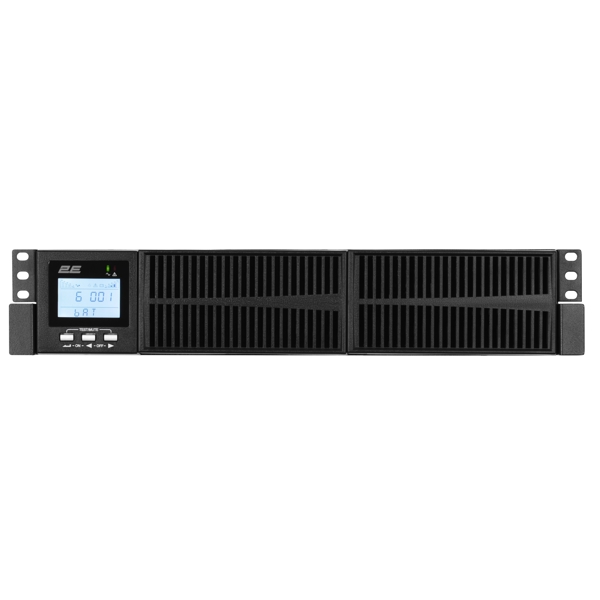 უწყვეტი კვების წყარო 2E OD3000RT, 3000VA, LCD, RT2U, USB, RS-232, SNMP, 3xSchuko, UPS, Black