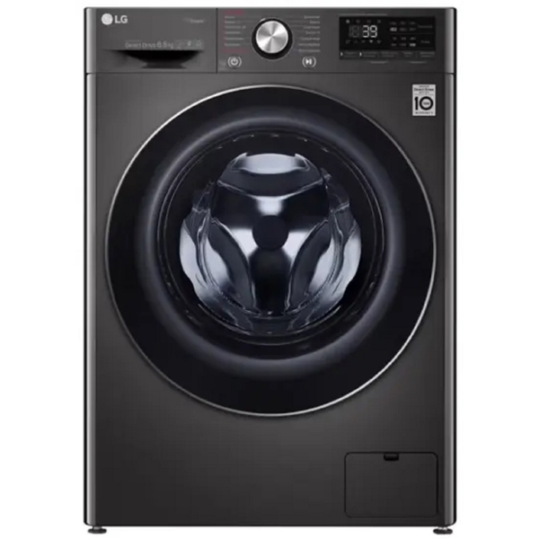 სარეცხი მანქანა LG F2V9GW9P.ABLPMER, 8.5Kg, 1200Rpm, A, 52Db, Washing Machine, Black