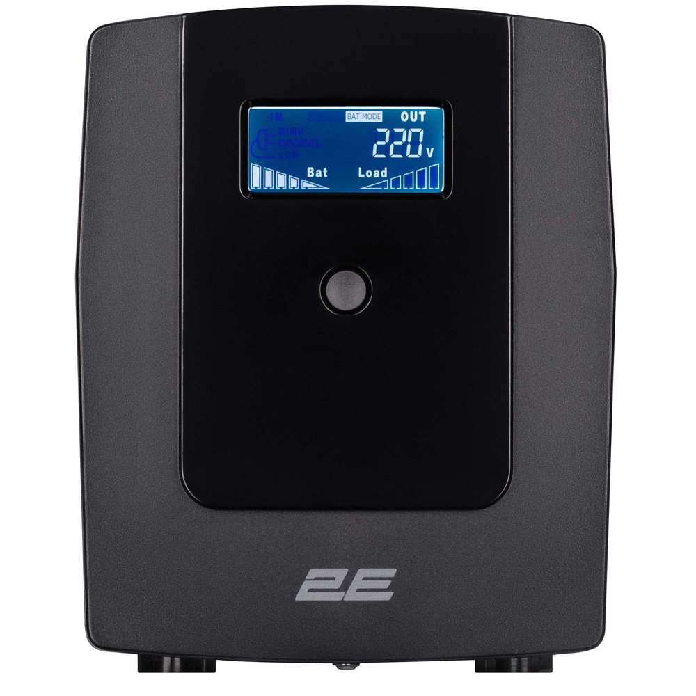 UPS 2E DD1500, 1500VA, LCD, USB, 3xSchuko, Black