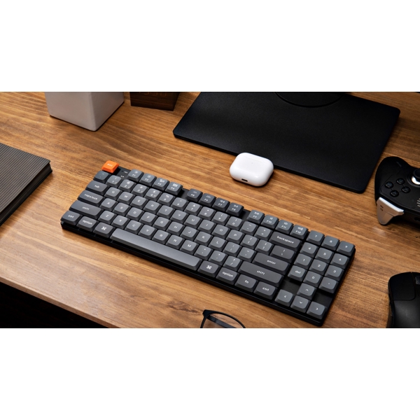 კლავიატურა Keychron K13M-B1 K13 MAX 90Key, K pro Red, Wireless, RGB, 2.4 GHz, Bluetooth, Type-C, Mechanical Gaming Keyboard, Black