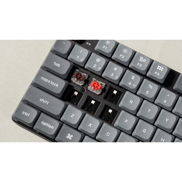 კლავიატურა Keychron K13M-B1 K13 MAX 90Key, K pro Red, Wireless, RGB, 2.4 GHz, Bluetooth, Type-C, Mechanical Gaming Keyboard, Black