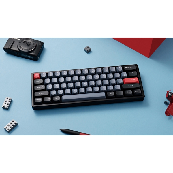 Mechanical Gaming Keyboard Keychron K12P-G3 K12 PRO, K pro Brown, Wireless, Bluetooth, Type-C, Black