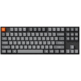 კლავიატურა Keychron K8M-A3 K8 Pro, K pro Brown, Wireless, 2.4 GHz, Bluetooth, Type-C, Mechanical Gaming Keyboard, Black