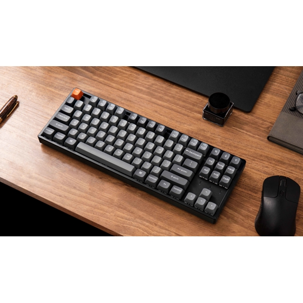 Mechanical Gaming Keyboard Keychron K8M-A3 K8 Pro, K pro Brown, Wireless, 2.4 GHz, Bluetooth, Type-C, Black