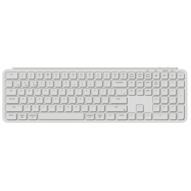 კლავიატურა Keychron B6P-K8 B6 Pro Ultra-Slim, Wireless, 2.4 GHz, Bluetooth, Type-C, Keyboard, Ivory White