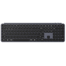 კლავიატურა Keychron B6P-K1 B6 Pro Ultra-Slim, Wireless, 2.4 GHz, Bluetooth, Type-C, Keyboard, Space Gray