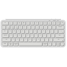 კლავიატურა Keychron B1P-K8 B1 Pro Ultra-Slim, Wireless, 2.4 GHz, Bluetooth, Type-C, Keyboard, Ivory White