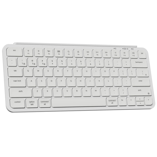 კლავიატურა Keychron B1P-K8 B1 Pro Ultra-Slim, Wireless, 2.4 GHz, Bluetooth, Type-C, Keyboard, Ivory White