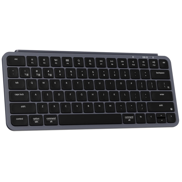 კლავიატურა Keychron B1P-K1 B1 Pro Ultra-Slim, Wireless, 2.4 GHz, Bluetooth, Type-C, Keyboard, Space Gray