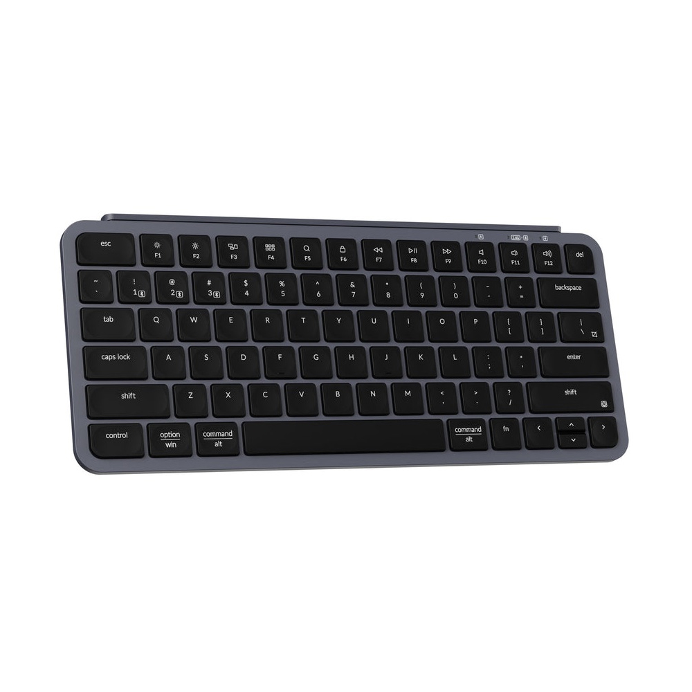 კლავიატურა Keychron B1P-K1 B1 Pro Ultra-Slim, Wireless, 2.4 GHz, Bluetooth, Type-C, Keyboard, Space Gray