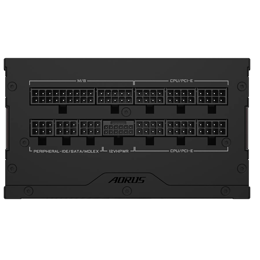 Power Supply Gigabyte GP-AE1000PM_PG5 AORUS ELITE, 1000W,  80 Plus Platinum, Black