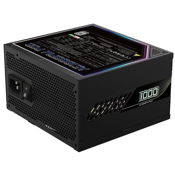 კვების ბლოკი Gigabyte GP-AE1000PM_PG5 AORUS ELITE, 1000W,  80 Plus Platinum, Power Supply, Black